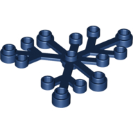Lego Plant, Leaves 6 x 5 / Dark Blue
