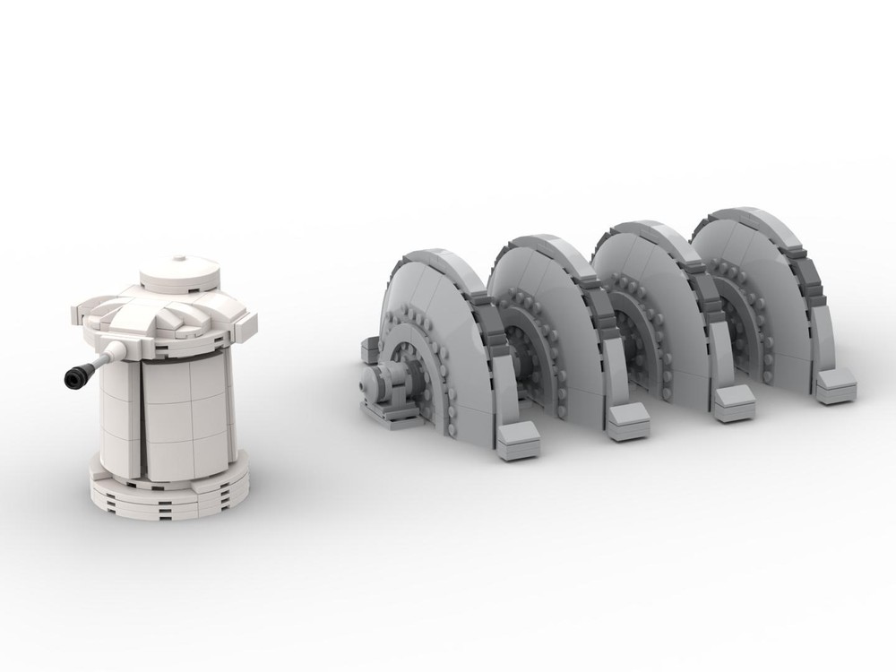 Lego Hoth Rebel Turret and Shield Generator