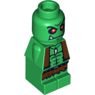 Lego Microfig Heroica Goblin Warrior / Green
