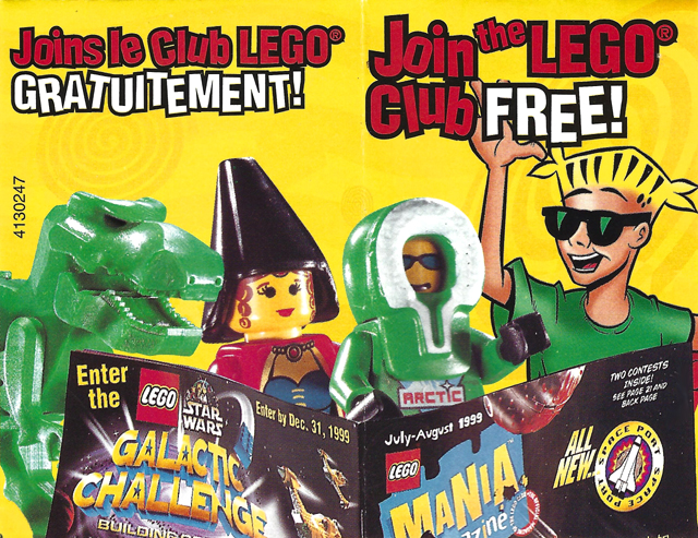Lego 2000 Insert - LEGO Club - US/Canadian (4130247)
