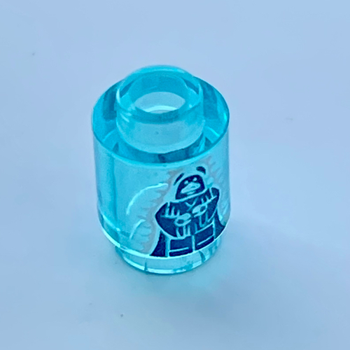 Lego Brick Round 1 x 1 with Emperor Palpatine / Darth Sidious Print
