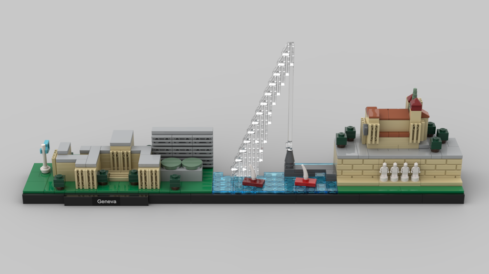 Lego Geneva Skyline