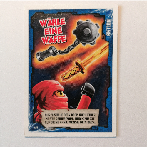 Lego Trading Card, Ninjago Game Series 1 [German] - 135 Wähle eine Waffe / [No Color/Any Color]