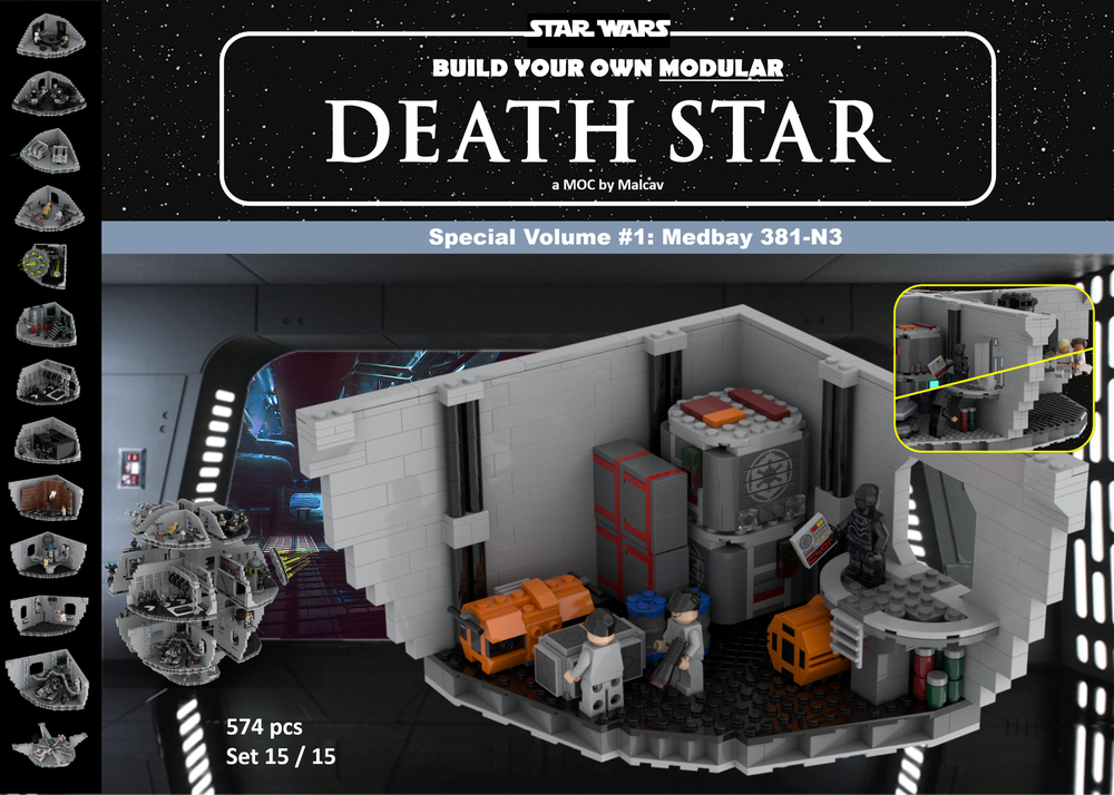 Lego Modular Death Star Volume #15: Cargo Hold - Replacement Module #2
