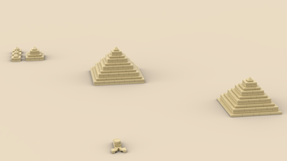 Lego Pyramids of Giza