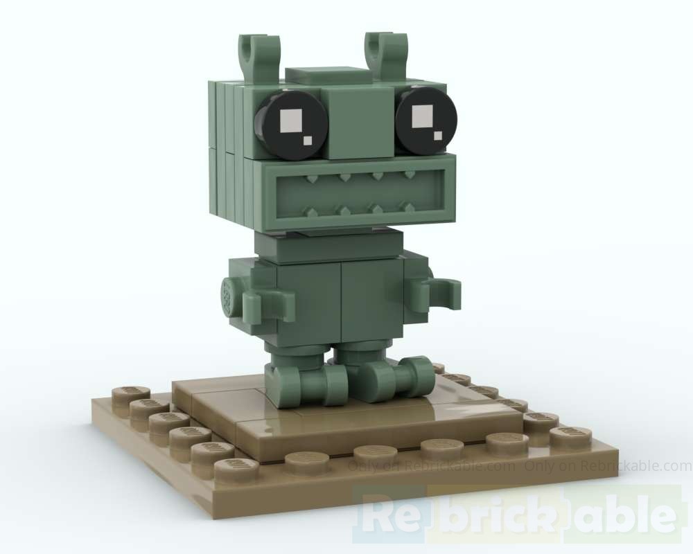 Lego Doctor Who: Pting (BrickHeadz scale)