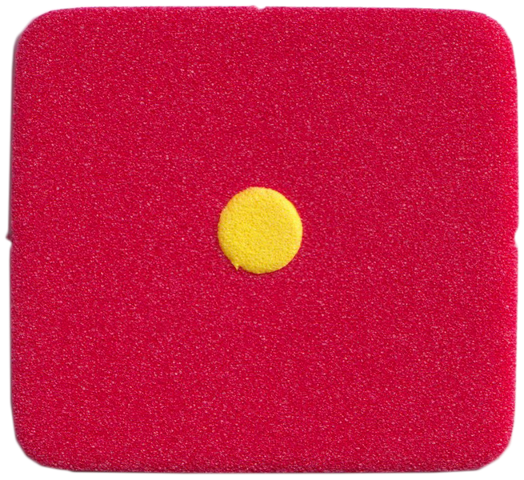 Lego Foam Part for Set 3159 - Scala Tray Liner with Hole with Yellow Dot