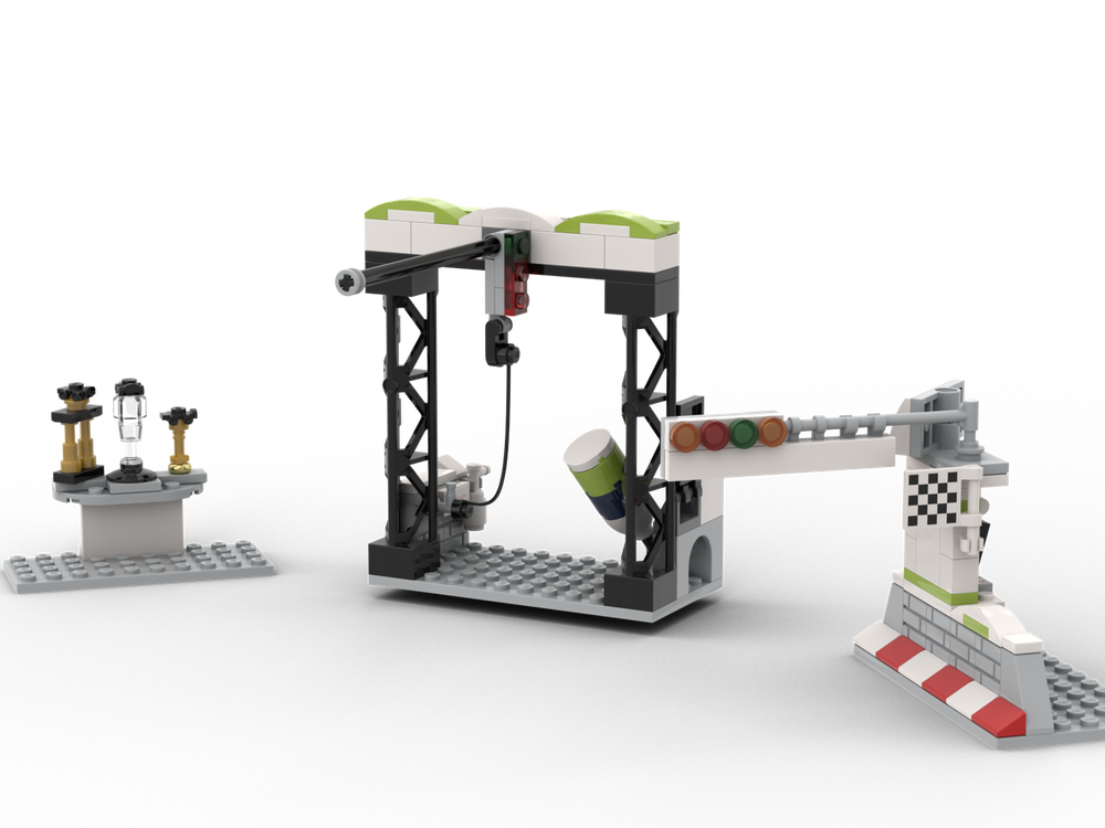 Lego racing buildings
