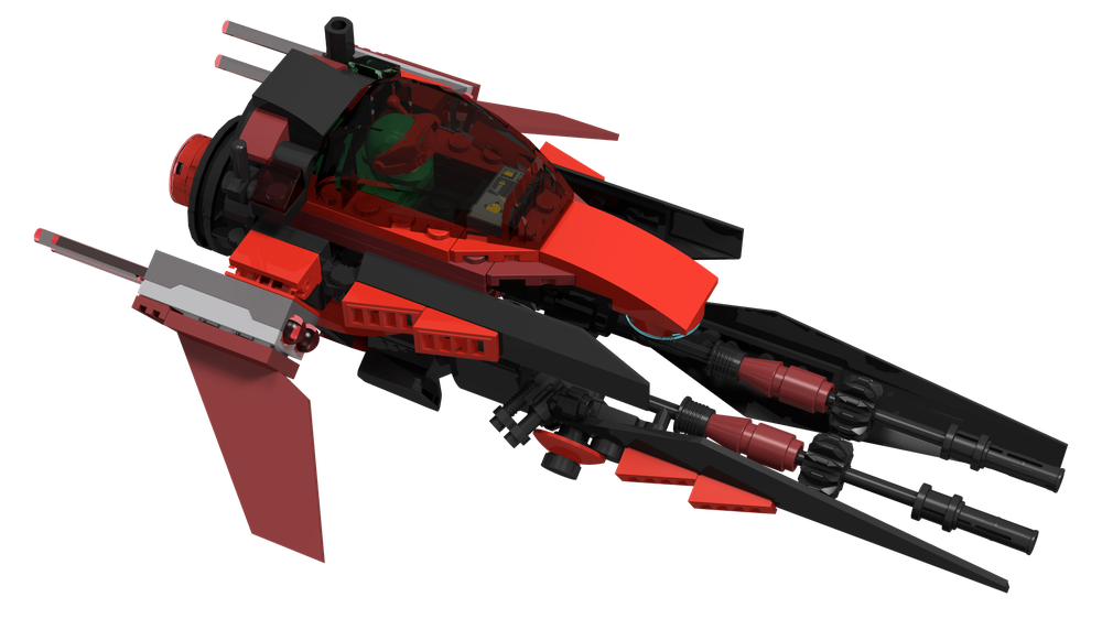 Lego Minifig Scale Space Fighter - The Preying Mantis