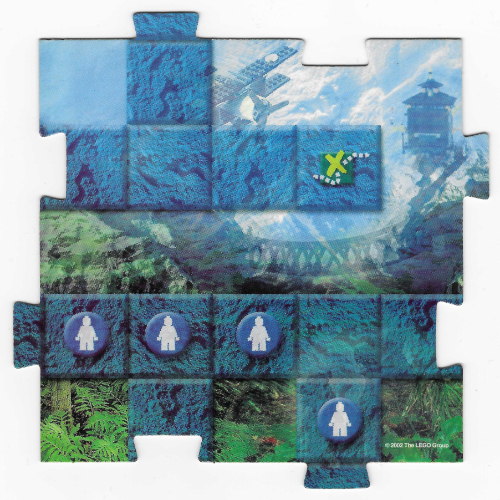 Lego Game Board Square, Orient - Everest 1 / [No Color/Any Color]