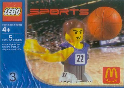 Lego McDonald's Sports Set Number 3 - Blue Basketball Player #22