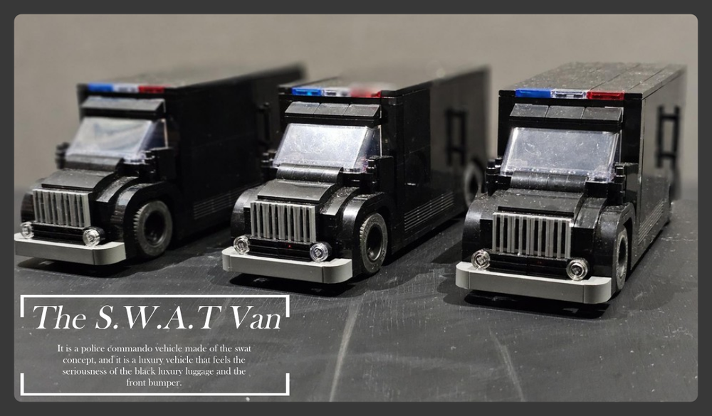 Lego SWAT truck