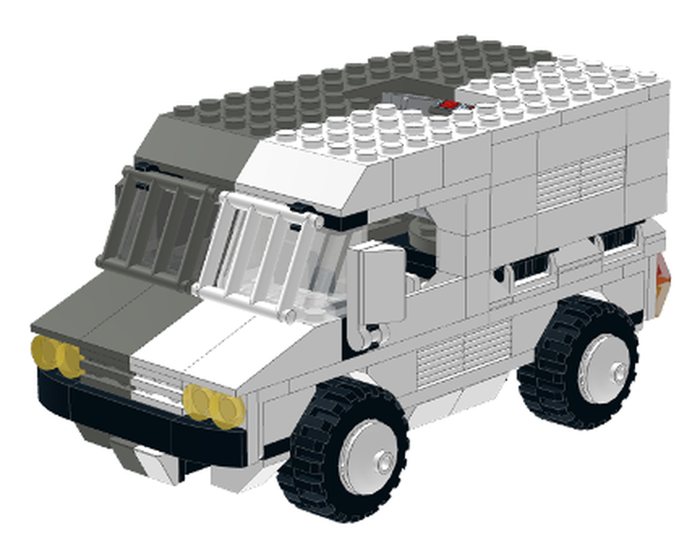 Lego Two-Face's Armoured Truck MOC