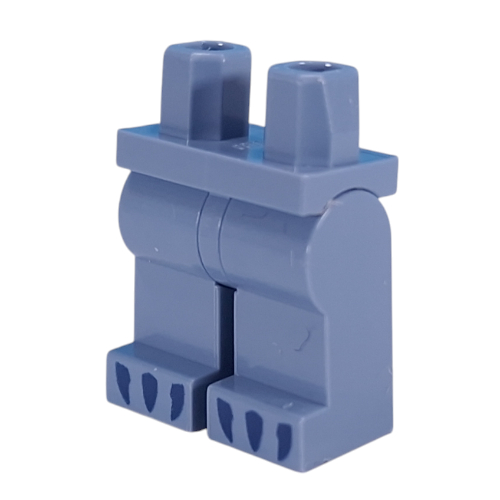 Lego Hips and Sand Blue Legs with Dark Blue Claws print / Sand Blue