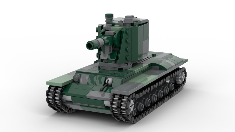 Lego KV-2 (1:42 Minfig Scale)