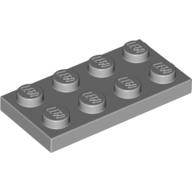 Lego Plate 2 x 4 / Light Bluish Gray