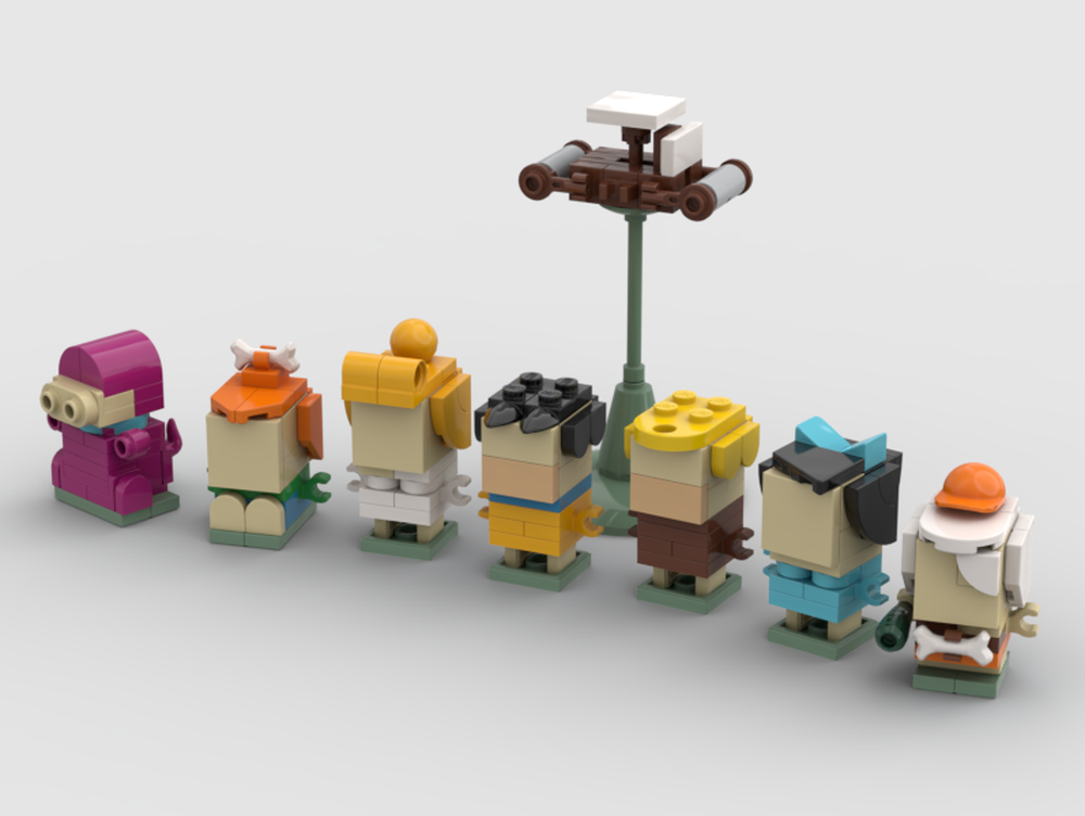 Lego Minibrickheadz - Flintstone Family