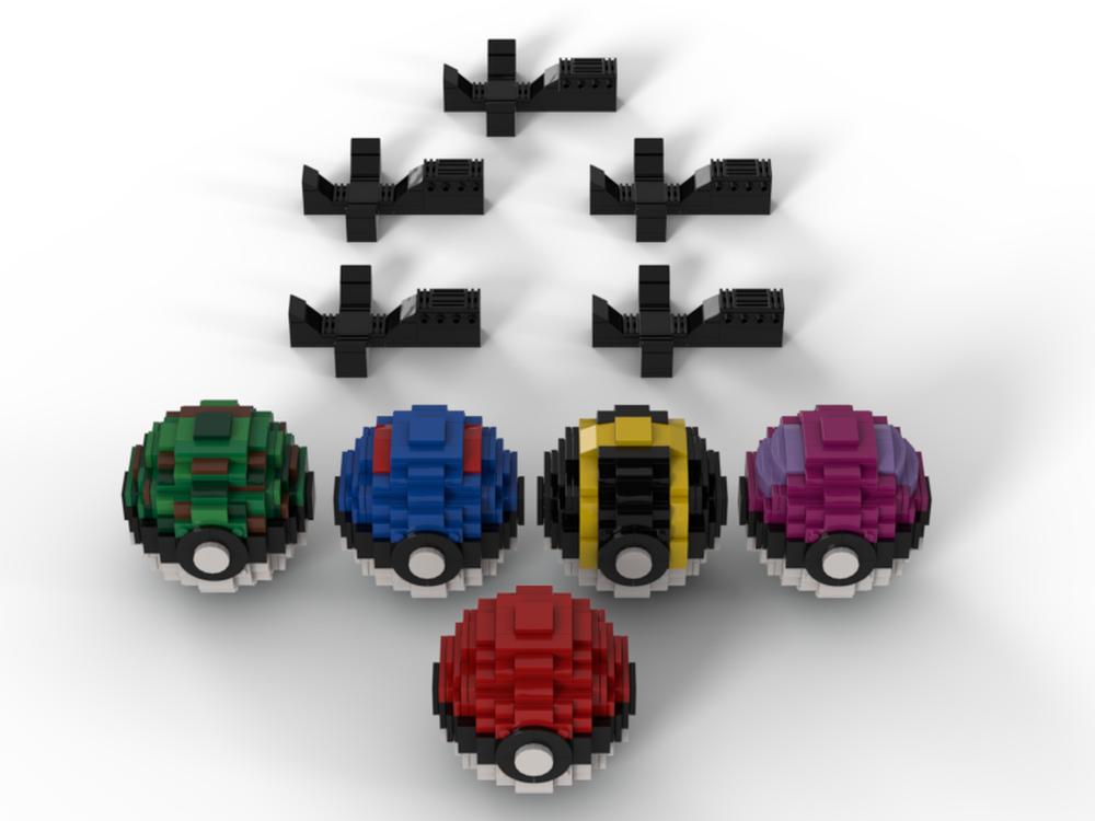 Lego Pokemon Kanto Pokeball Collection