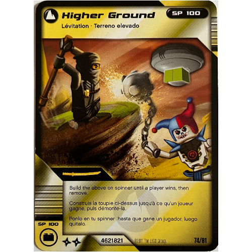 Lego Trading Card, Ninjago Deck #1: 74 - Higher Ground - North American Version