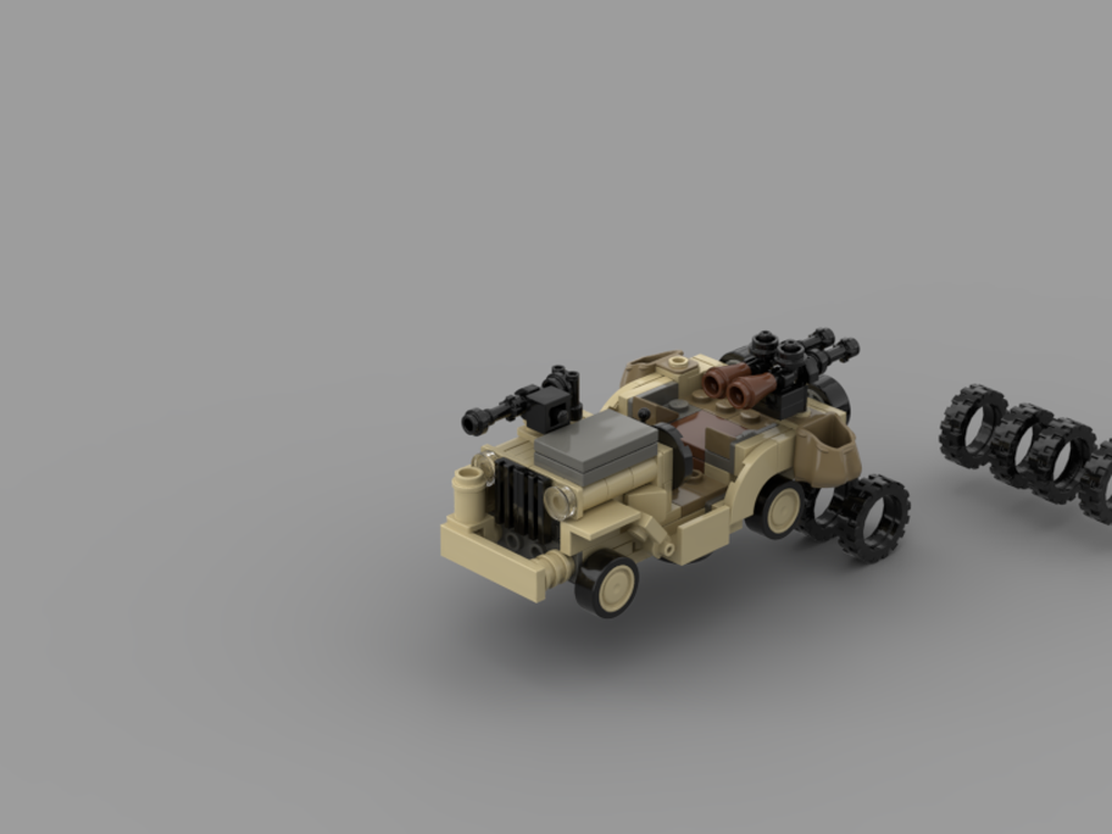 Lego SAS raiders vehicle