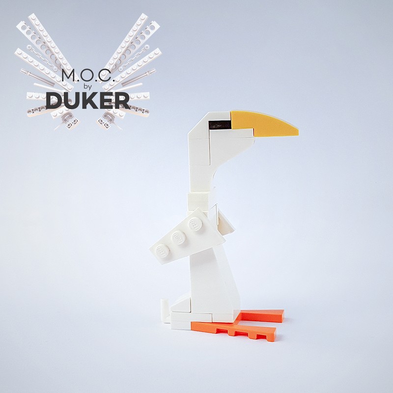 Lego Grumpy Duck