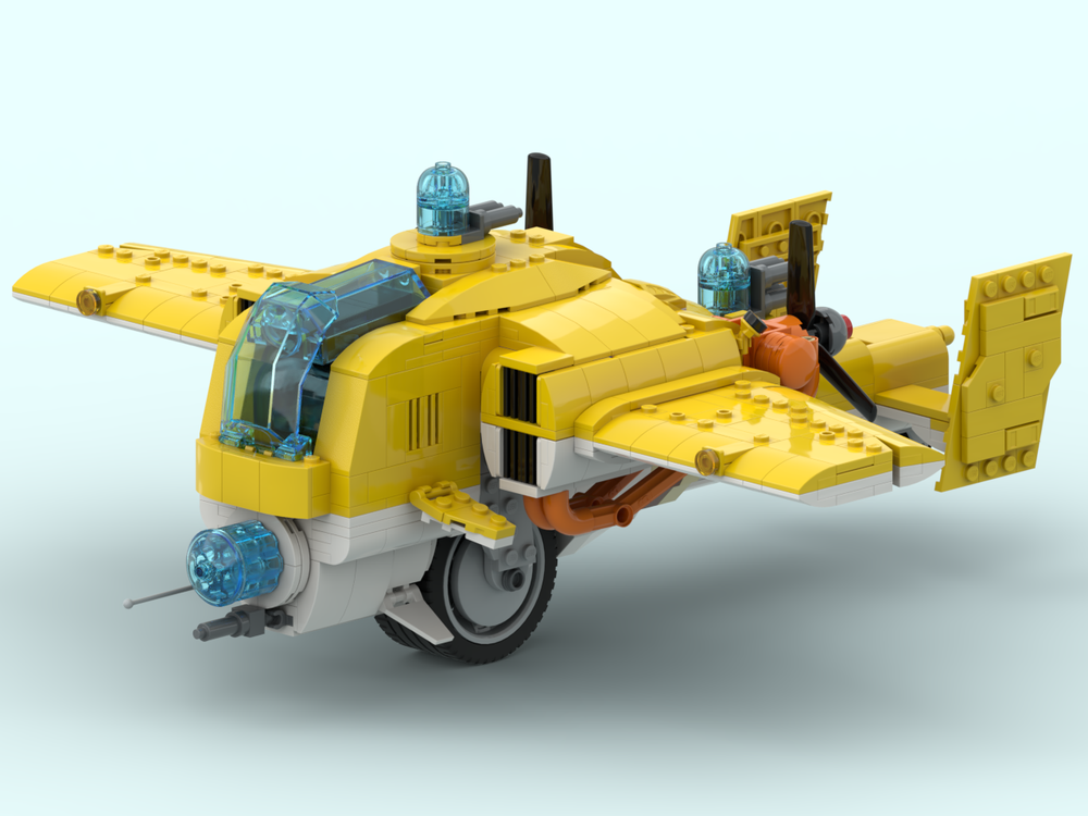 Lego Anglo Isles Bomber (w/ Stand)