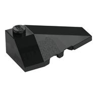 Lego Brick Wedged, Sloped 4 x 2 Triple Right / Black