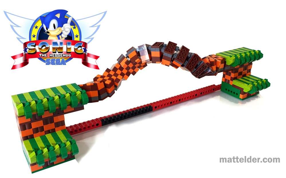 Lego Sonic the Hedgehog: Corkscrew: Green Hill Zone Modular