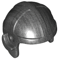 Lego Hat / Helmet, Aviator Cap / Pearl Titanium