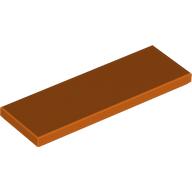 Lego Tile 2 x 6 / Reddish Orange