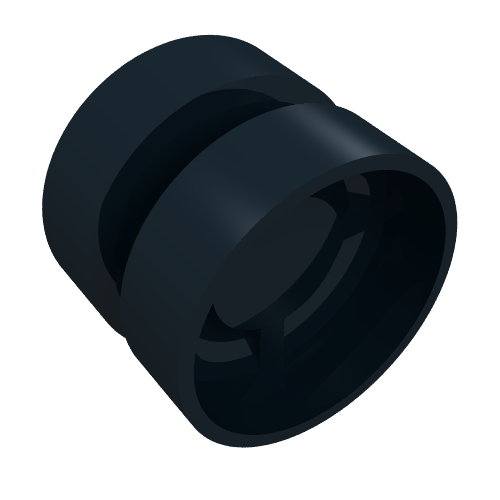 Lego Wheel 18 x 14 with Tread Small Hub / Black