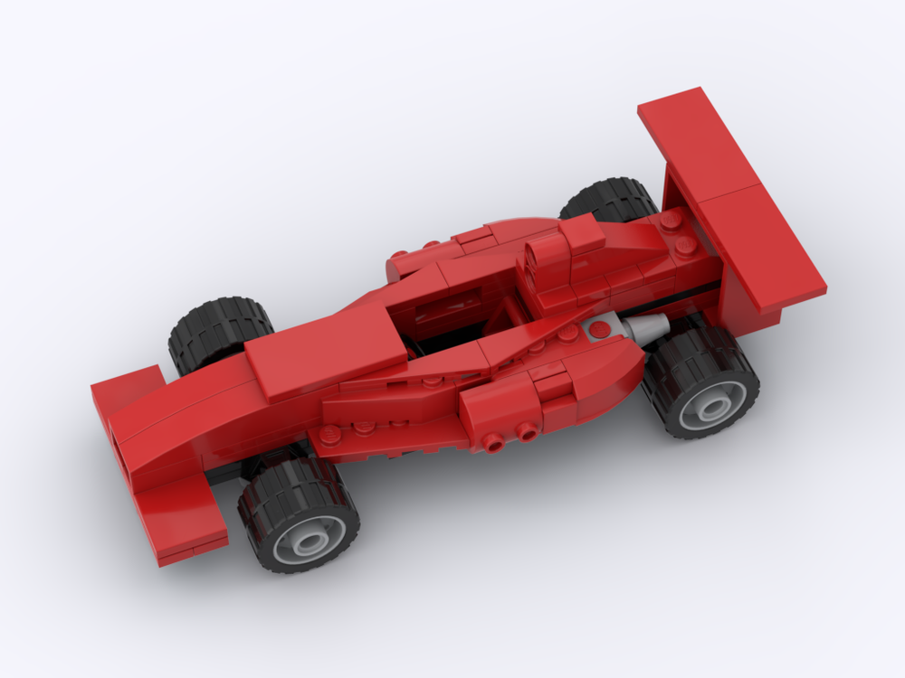 Lego Simple 8-wide F1 Race car