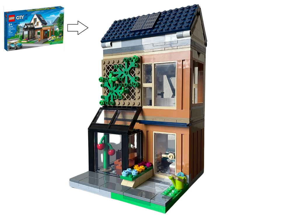 Lego Family House Modular Alternate build of 60398