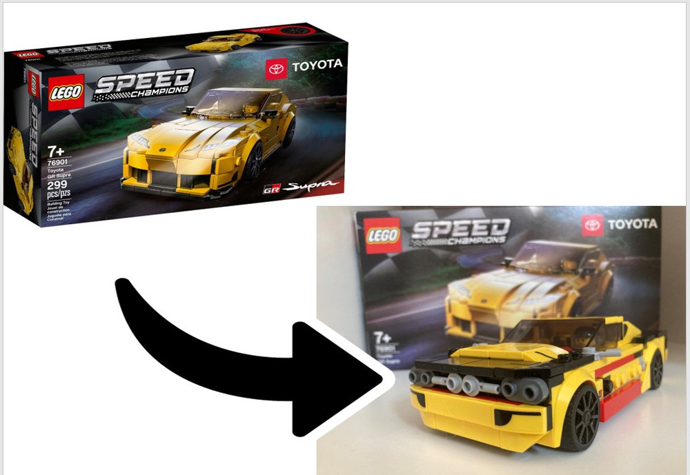 Lego KAN9AR00 X NJDesign: 76901 Dodge Challenger