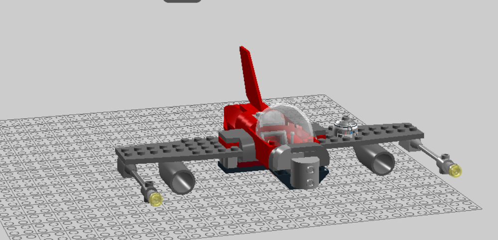 Lego blackdinozec/darth naxus jedi amphibian starfighter