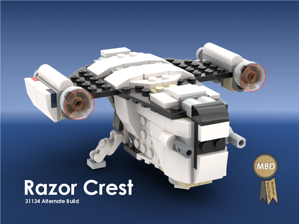 Lego Razor Crest, Unofficial fan design and 31134 Alternate Build