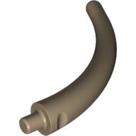 Lego Animal Body Part / Plant, Tail / Claw / Horn / Branch / Tentacle, End Section / Dark Tan