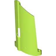 Lego Technic Panel Fairing #20 Large Long, Small Hole, Side A / Lime