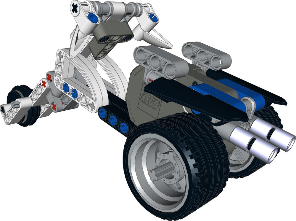 Lego Pull back chopper