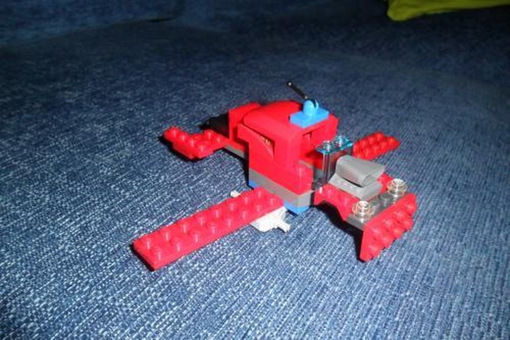 Lego Red spaceship