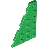 Lego Wedge Plate 6 x 4 Left / Green