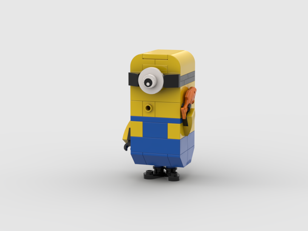 Lego Minion on a Fish Phone