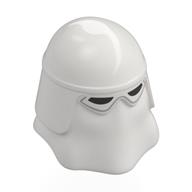 Lego Helmet Snowtrooper, Black Eyeholes Print / White