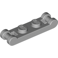 Lego Plate Special 1 x 2 with Handles on Ends / Light Bluish Gray