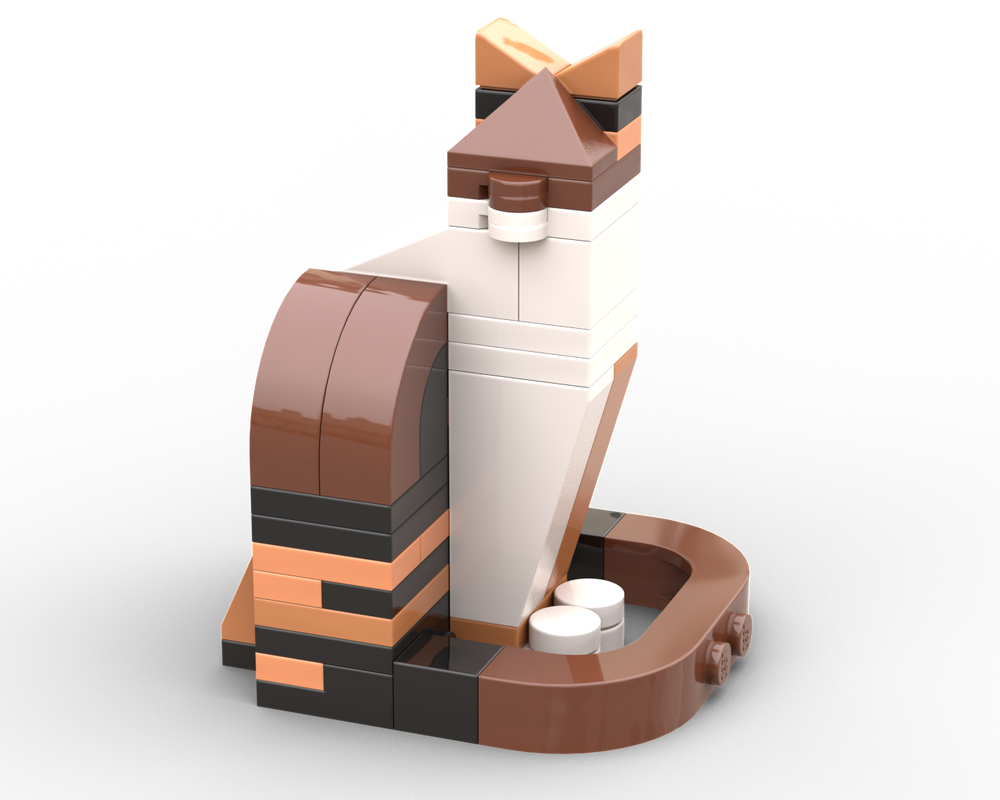 Lego Brindle Cat