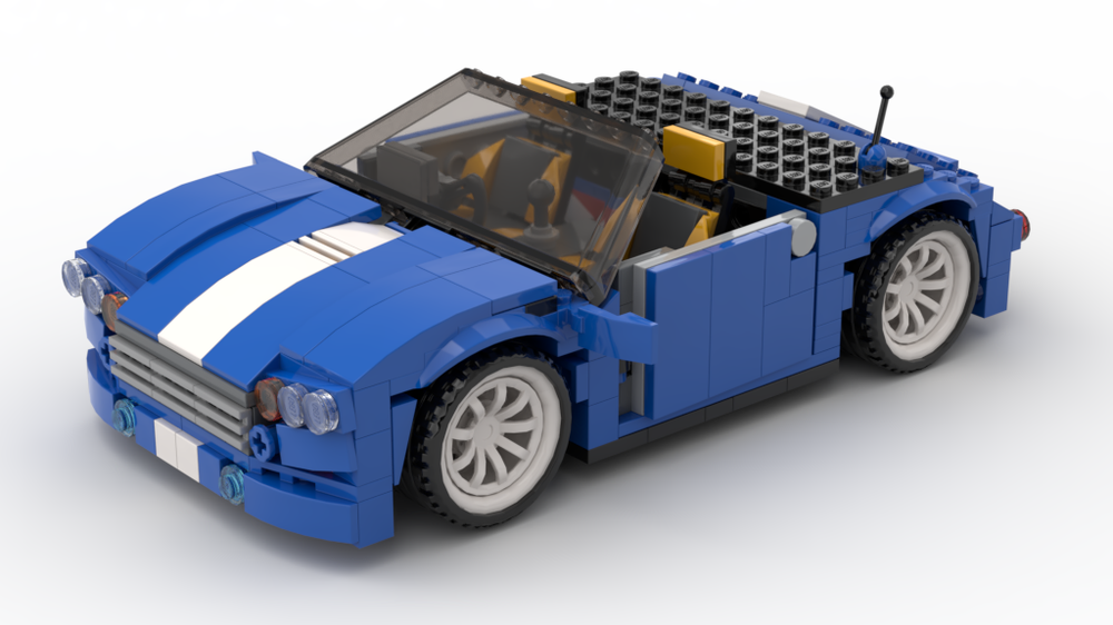 Lego 31070 Sporty mid-engined convertible