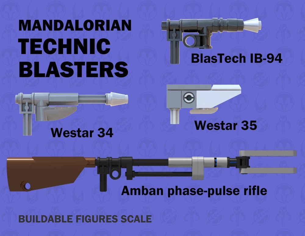 Lego Technic Mandalorian Blasters