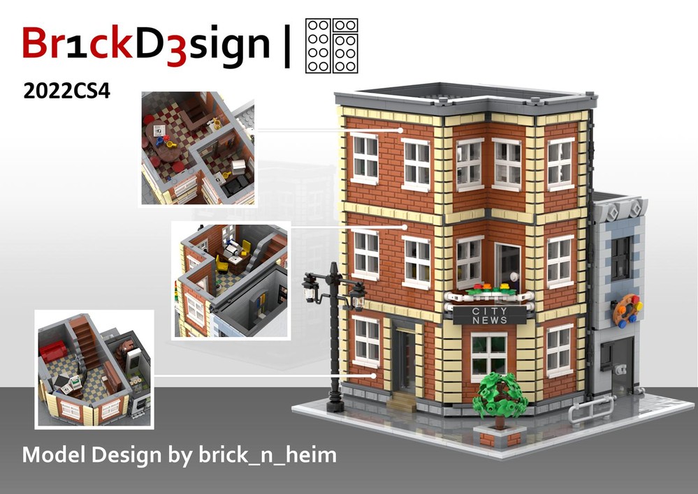 Lego City News & Donut Shop