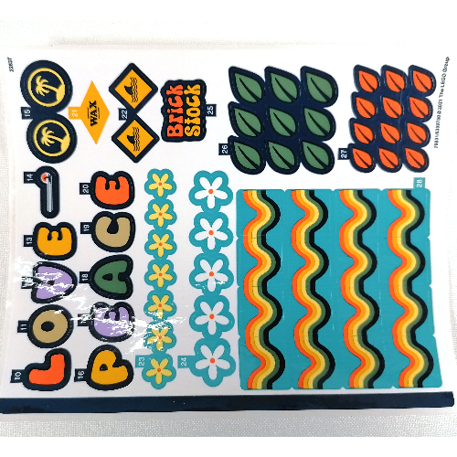 Lego Sticker Sheet 2 for Set 10279-1 / [No Color/Any Color]