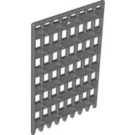 Lego Door 1 x 8 x 12 Castle Gate (Portcullis) / Dark Bluish Gray